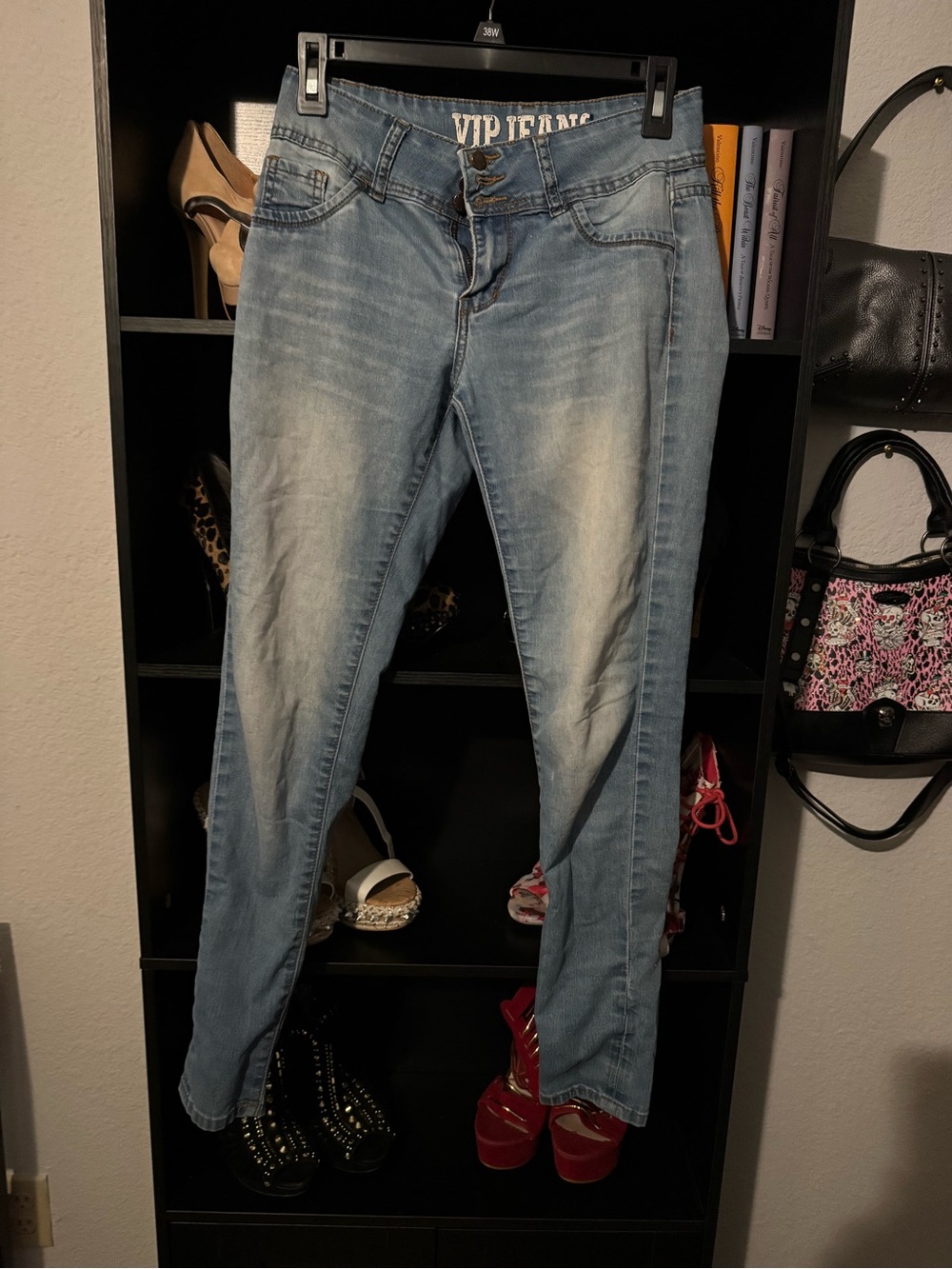 VIP Women's Light Wash Skinny Jeans